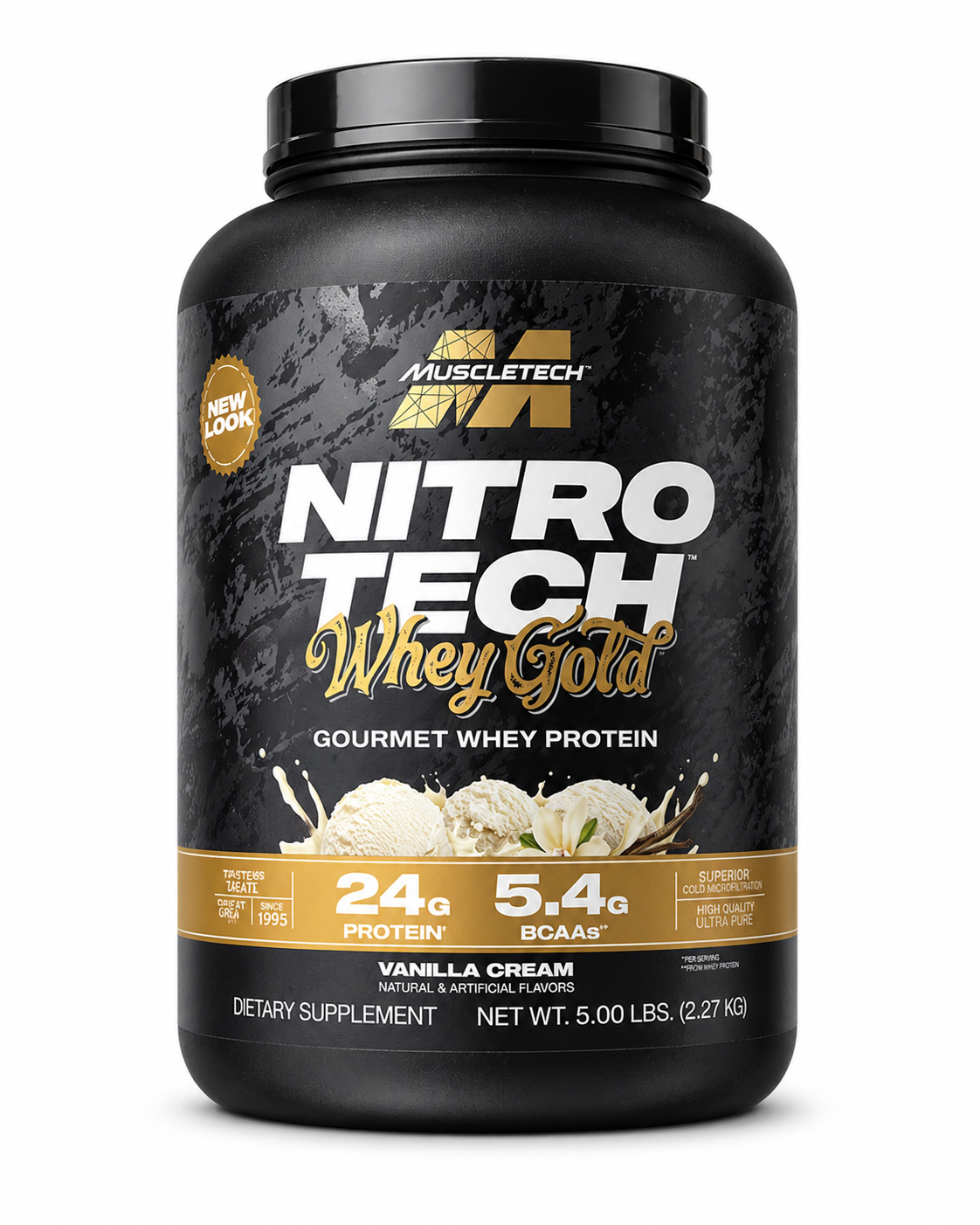 MuscleTech Nitro-Tech Whey Gold Gourmet Whey Protein 2.27kg