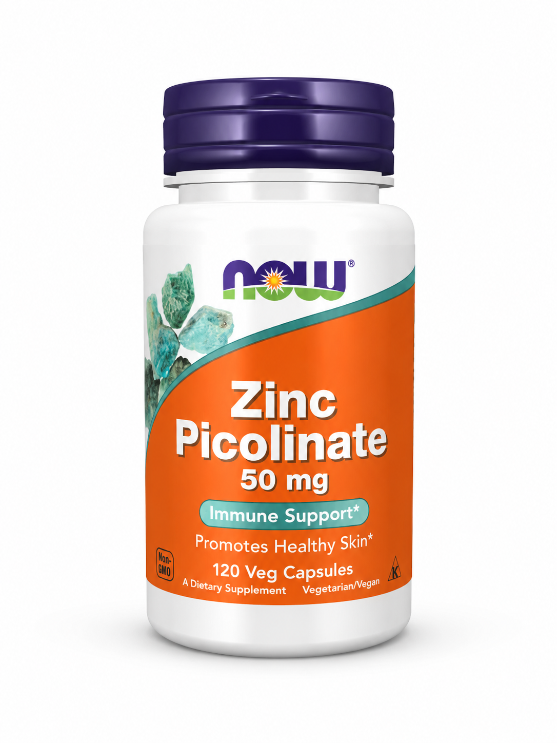NOW Foods Zinc Picolinate 50 mg – 100 Tablets