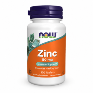 NOW Foods Zinc 50 mg – 100 Tablets